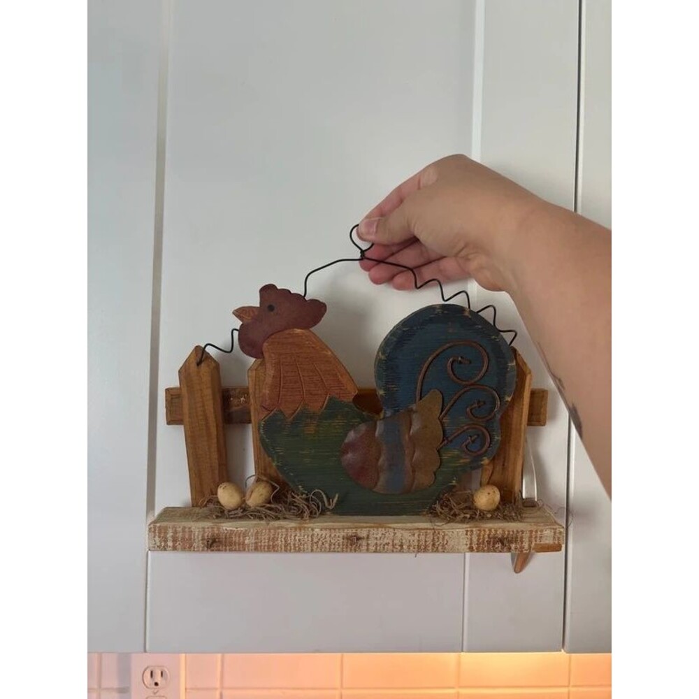 Hanging chicken rack